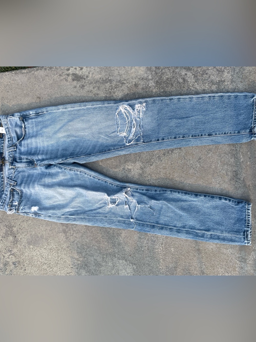 Lucky Brand Light Blue Distressed Skinny Jeans